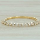 Diamond Half Eternity Stackable Band Ring In 14k Solid Gold Wedding Ring Gift. Diamond Half Eternity Stackable Band Ring In 14k Solid Gold Wedding Ring Gift.