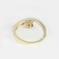 Diamond Wedding Ring 14k Gold Flower Diamond Ring Bridal Jewelry Gift Fine Ring.