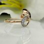 14k Solid Gold Tiny Diamond Ring Natural Diamond Gold Ring Small Finger Ring.