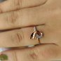 14k Solid Gold Tiny Diamond Ring Natural Diamond Gold Ring Small Finger Ring.
