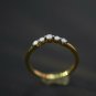 Diamond Stacking Ring 14k Solid Gold Dainty Wedding Ring Promise Gold Band Gift.