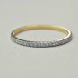 Diamond Half Eternity Band 14k Solid Gold Diamond Wedding Band Dainty Ring Band.