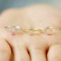 Crescent Moon Diamond Ring Solid 14k Gold Moon Star Ring Band Anniversary Gift.