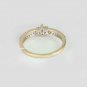 Natural Pave Diamond Wedding Band Ring 14k Gold Women's Jewelry Anniversary Gift