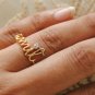 14k Solid Gold Personalized Name Diamond Ring Birthday Gift Personalized Jewelry