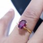 Purple Garnet 2.95Cts Mozambique Purple Garnet CERTIFIED Grape Garnet AAA+ Color