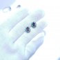 Purple Garnet Cluster Earring 925 Silver Earring Color Change Garnet Earrings Ns