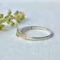 Dragonfly Ring Natural Diamond Damselfly Insect Jewelry 925 Sterling Silver Ring