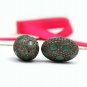 Emerald Gemstone Beads Diamond Spacers Beads 925 Silver Diamond Findings Beads.
