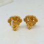 Diamond Stud Earring Bridal Stud Earring Flower Diamond Earring 14k Solid Gold.