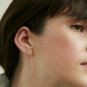 Diamond Mini Round Earring 14k Gold Studs Everyday Wear Ear Studs Body Jewelry.