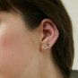 Diamond Mini Round Earring 14k Gold Studs Everyday Wear Ear Studs Body Jewelry.