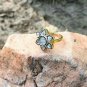 Rosecut Diamond Ring 925 Silver Polki Diamond Rings For Anniversary Gift.