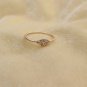 Diamond Ring 14k Yellow Gold Diamond Ring Stackable Natural Diamond Wedding Ring