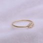 Diamond Ring 14k Yellow Gold Diamond Ring Stackable Natural Diamond Wedding Ring