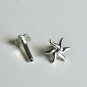 14k Solid Gold Flower Nose Stud Body Piercing Jewelry Nose Ring Wedding Gift.