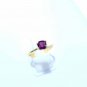Purple Garnet Ring 925 Sterling Silver Ring Color Change Garnet Ring For Women.