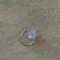 Diamond Nose Piercing 14k Solid Gold Natural Diamond Nose Pin Body Jewelry Gift.