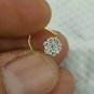 Diamond Nose Piercing 14k Solid Gold Natural Diamond Nose Pin Body Jewelry Gift.