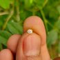 Solitaire Diamond Nose Ring 14k Solid Gold Bezel Set Diamond Body Jewelry Ring.