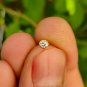 Solitaire Diamond Nose Ring 14k Solid Gold Bezel Set Diamond Body Jewelry Ring.