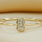 14k Gold Diamond Ring Forever Promise Ring Pave Statement Ring Valentines Gift.