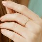 14k Gold Diamond Ring Forever Promise Ring Pave Statement Ring Valentines Gift.