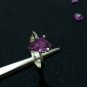 Raw Garnet Ring 925 Silver Ring Purple Garnet Raw Ring 2.03cts Garnet 10x6mm.