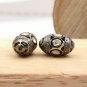 Antique Designer Polki Beads 925 Silver Beads Jewelry Pave Diamond Finding Beads
