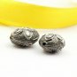 Polki Shape Pave Diamond Beads 925 Silver Diamond Beads Oval Shape Findings.