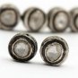 Pave Diamond Coin Shape Beads 925 Silver Polki Diamond Beads Necklace Beads.
