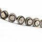 Pave Diamond Coin Shape Beads 925 Silver Polki Diamond Beads Necklace Beads.