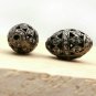 Pave Diamond Oval Filigree Beads 925 Silver Diamond Beads Necklace Making Beads