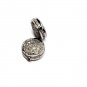 Pave Diamond 9mm Round Flat Beads 925 Silver Diamond Round Jewelry Finding Beads