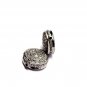 Pave Diamond 9mm Round Flat Beads 925 Silver Diamond Round Jewelry Finding Beads