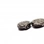 Pave Diamond 9mm Round Flat Beads 925 Silver Diamond Round Jewelry Finding Beads