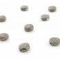 Pave Diamond 9mm Round Flat Beads 925 Silver Diamond Round Jewelry Finding Beads