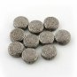 Pave Diamond 9mm Round Flat Beads 925 Silver Diamond Round Jewelry Finding Beads