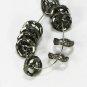 Rondelle Spacers Pave Diamond Beads 925 Silver Round Jewelry Findings Charm.