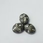 Oval Shaped Pave Diamond Beads 925 Silver Polki Diamond Wholesale Findings Beads