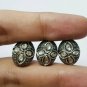 Oval Shaped Pave Diamond Beads 925 Silver Polki Diamond Wholesale Findings Beads