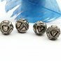 Antique Polki Beads 925 Silver Pave Diamond Jewelry Findings Necklace Beads.
