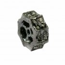 Pave Diamond Cycle Beads 925 Silver Jewelry Findings Diamond Beads For Necklace.