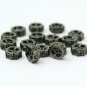 Pave Diamond Cycle Beads 925 Silver Jewelry Findings Diamond Beads For Necklace.