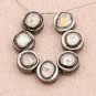 Coin Shaped Beads Diamond Polki Beads 925 Silver Wholesale Jewelry Findings Bead