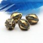 Marquise Shape Two Tone Beads 925 Silver Beads Making Jewelry Pave Diamond Beads