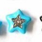 1Pc Enamel Star Beads Pave Diamond New Design Enamel Beads 925 Silver Findings.