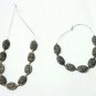 Flat Oval Shape Spacer Beads Pave Diamond 925 Silver Wholesale Jewelry Findings.