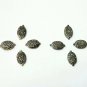 Flat Oval Shape Spacer Beads Pave Diamond 925 Silver Wholesale Jewelry Findings.