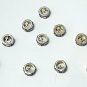 Pave Diamond Rondelle Beads 925 Silver Polki Diamond Beads Jewelry Making Beads.